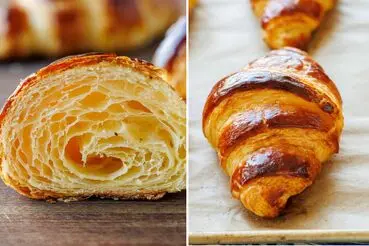 طرز تهیه کروسان خانگی؛ عکس از تمام مراحل پخت