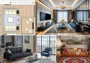 اصول چیدمان حال و پذیرایی مربع شکل؛ ایجاد یک بستر صمیمی با پرهیز از گردالی شدن