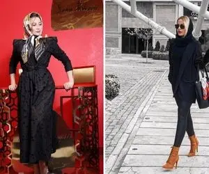 به مانتو مشکی شال یا روسری چه رنگی میاد؟