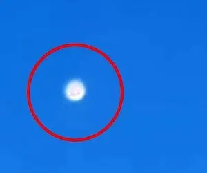 رویت شی عجیب و نورانی در آسمان پاکستان