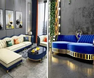 مبلمان مدرن و اروپایی مد 1404 در ایران؛ طراحی برگرفته شده از دیزاین منزل اشراف زادگان