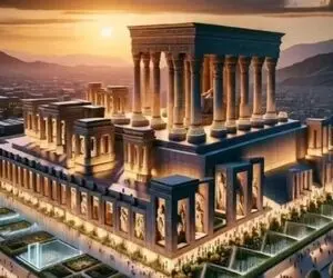 شکل و شمایل مجموعه تخت جمشید اگر هرگز سقوط نمیکردند؛ جلال و شکوه عجیب اون تاریخ