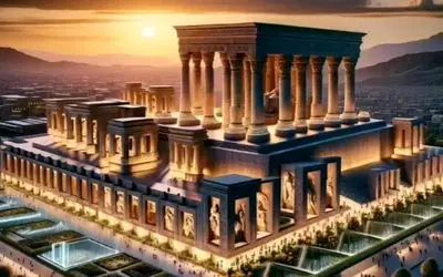 شکل و شمایل مجموعه تخت جمشید اگر هرگز سقوط نمیکردند؛ جلال و شکوه عجیب اون تاریخ