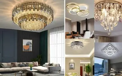 راهنمای خرید انواع و اقسام لوستر سقفی / شناختن ابعاد و طرح مناسب متراژ کوچیک و بزرگ