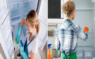 صفر تا صد تمیز کردن یخچال وقتی حوصله نداری/ سه سوته یه یخچال تمیز داشته باش