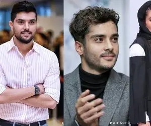 عکس لو رفته از دو خواهر سینا مهراد و ساعد سهیلی!