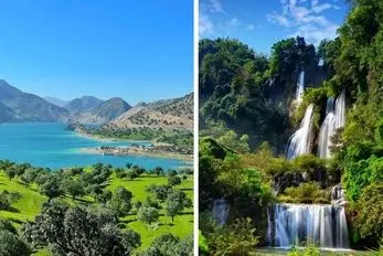 روستای شیوند نگین سبز ایذه؛ از قایق سواری تو دریاچه کارون تا آب بازی زیر آبشار 80 متر