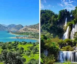 روستای شیوند نگین سبز ایذه؛ از قایق سواری تو دریاچه کارون تا آب بازی زیر آبشار 80 متر