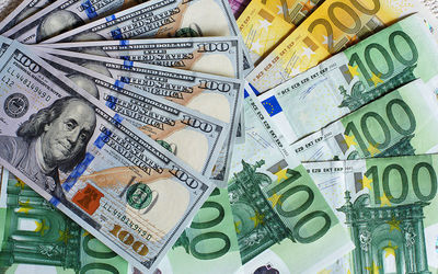 قیمت انواع دلار، یورو، پوند امروز چهارشنبه 18 فرورین 1400
