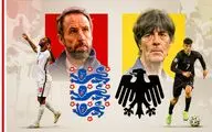 ساعت بازی فوتبال انگلیس – آلمان در یورو ۲۰۲۰ سه شنبه 8 تیر
