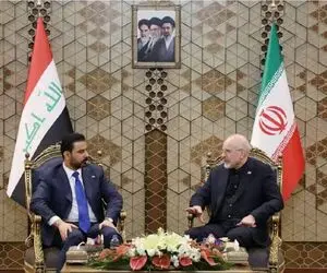 دیدار قالیباف با رئیس‌جمهور عراق