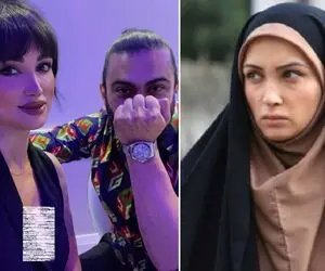 عشق بازی "روناک یونسی" با آقاشون بعد از کشف حجابش! +عکس