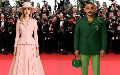 بازسازی سورئال یک رویا / ردای خیال بر تن سلبریتی های ایرانی در کن 2025