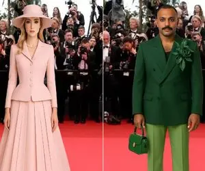 بازسازی سورئال یک رویا / ردای خیال بر تن سلبریتی های ایرانی در کن 2025