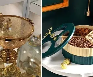 جدیدترین ظروف آجیل خوری / تو اینا یذره هم آجیل بریزی بسه انقدر خودشون خوشگلن و چشمگیر