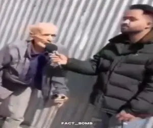 آواز احساسی؛ خواننده خیابانی میخوند پیرمرد اومد باهاش بخونه جدی نگرفت ولی بعد خشکش زد