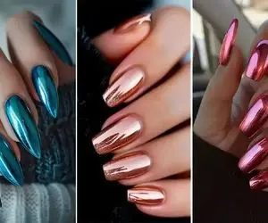 لاک های شیشه ای جدید کروم؛ با اینا هر انگشتتو که تو هوا تکون بدی دور و بریات غش میکنن