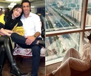 تفریح لاکژریِ سپهر حیدری و زنش که دیگه دارن از جو خارج میشن؛ این زاپه یا خنجر خورده!