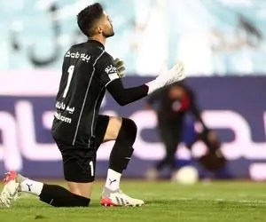 حسینی در اندیشه دبل در کلین شیت برابر پرسپولیس