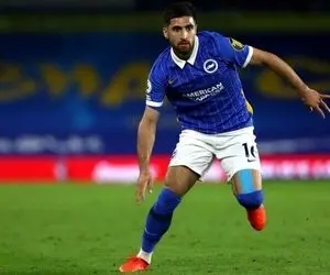 حضور جهانبخش در ترکیب اصلی برایتون برابر وستهام