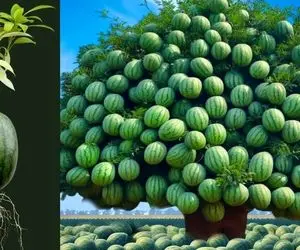 کشاورزی نوین؛ با کمک آلوئه ورا تو هندوانه درخت انبه کاشتن زود هم بار آورده