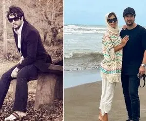 قبل و بعد شاهرخ استخری / کنار همسرش تو دهه پنجم زندگیش خوشتیپ تر از سی سالگیشه