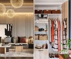 چیدمان کمد دیواری هم اصول خودش رو داره/ اینجوری راحت و سریع فضا رو منظم و زیبا کن