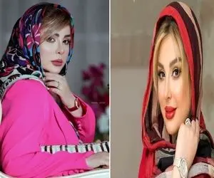 تیپ خفن "نیوشا خانم ضیغمی" با شلوار چرم و مانتوی جواهردوزی شده