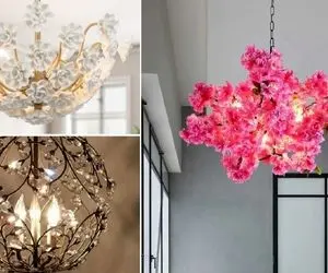 لوستر فانتزی صورتی برا همه جا / کی به عقلش رسیده این جذابای مدرن رو طراحی کنه