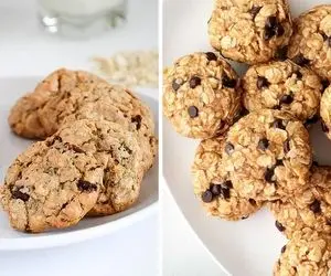 طرز تهیه کوکی بادوم زمینی بدون شکر / یه میان وعده سالم و مقوی که حرف نداره