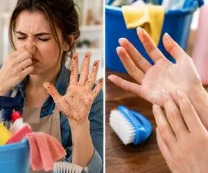 راه های کاربردی از بین بردن بوی نامطبوع دست بعد از نظافت خانه؛ هر خانم باید بداند