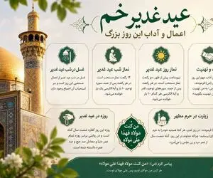 اعمال شب و روز عید غدیر؛ از غسل مستحب تا نماز و روزه