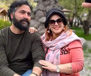 (عکس) بهاره رهنما و همسرش (حاجی) در چهارشنبه سوری