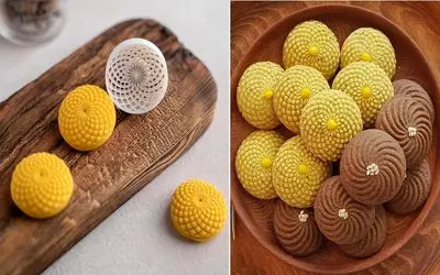 طرز تهیه شیرینی نان برنجی کرمانشاهی / روش پخت راحت و اندازه ها با لیوان