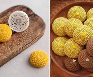 طرز تهیه شیرینی نان برنجی کرمانشاهی / روش پخت راحت و اندازه ها با لیوان