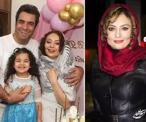 صحنه حرف و حدیث داری که یکتا ناصر پخش کرد؛ شوهرش بوسی پدرانه به گونه دخترش گذاشت!