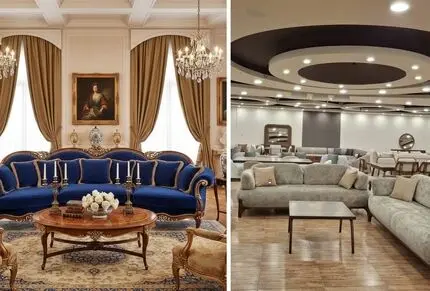 بازارهای معتبر مبلمان در تهران؛ نمونه های راحتی، سلطنتی و نئوکلاسیک با انواع قیمت