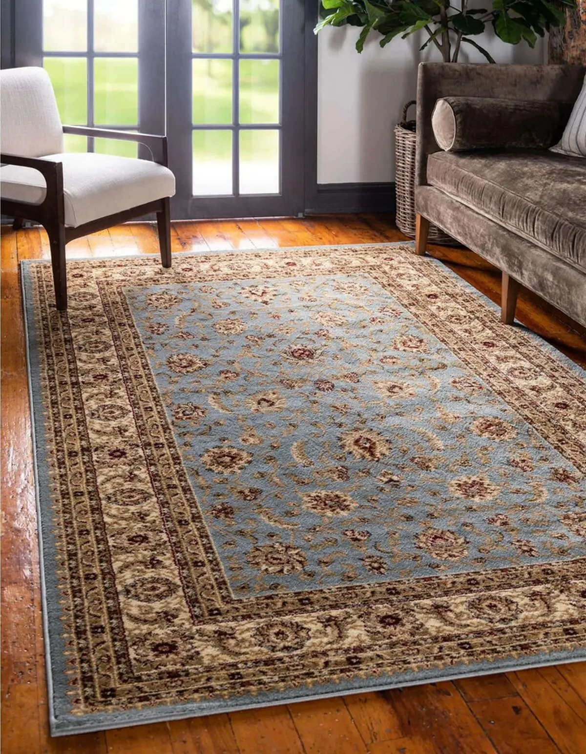 Blue-Antique-Style-Area-Rug