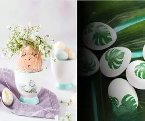 دیزاین تخم مرغ سفره هفت سین/ استفاده از ژیپسوفیلا برای طراحی ای خاص و جذاب تر