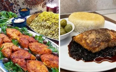 طرز تهیه پلو ماهی با سس اسفناج / یه طعم عالی از یه غذای خاص و متفاوت