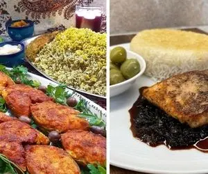طرز تهیه پلو ماهی با سس اسفناج / یه طعم عالی از یه غذای خاص و متفاوت