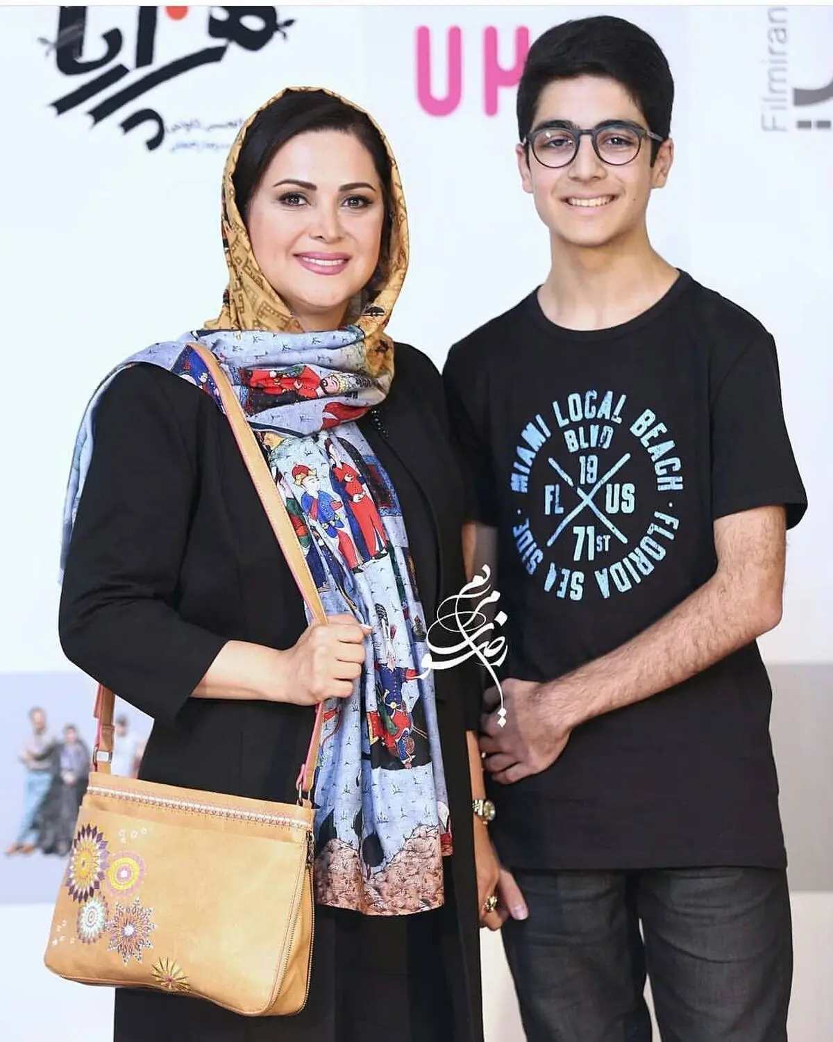 کمند امیرسلیمانی و پسرش