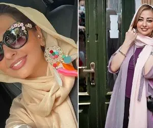 مانتو پوست ماهیِ "نفیسه روشن" که عکسشو خاص کرد؛ خوش و بِش خانوم با یه گاو!