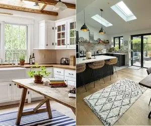 عکس فرش برای آشپزخانه / یا للعجب مدلای جدید انقد سانتالن که روت نمیشه راه بری روشون!