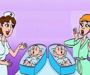 هوش تصویری؛ اگه زدی رو دست باهوشا بگو این خانوم دوقلو به دنیا آورده یا نه؟