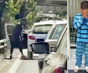 (عکس) اولین تصاویر  بدون پوشش از زورگیر اتوبان نیایش