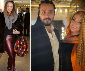 موی عروسکی نگین معتضدی با بافت آفریقایی شوهری چه نظرو جلب کرد؛ لواشک پوشیده جا شلوار!