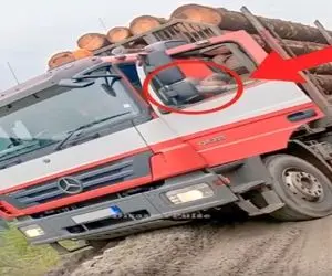 معماری طبیعت؛ عزرائیل لب پرتگاه بیخیال راننده خاور شد اما فقط خودش