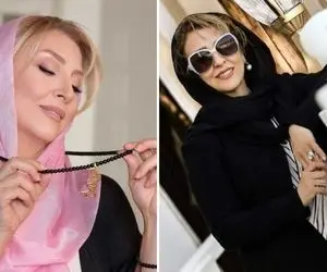 "مرجانه گلچین" بر سر مزار مادرش؛ این سن و سالو اینهمممه زیبایی!