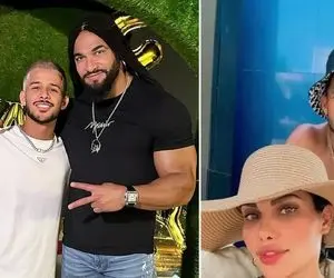 رونمایی مهدی قائدی از رنگ جدید موهاش؛ یخی با هایلایت صورتی!